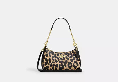 Teri Shoulder Bag With Leopard Print