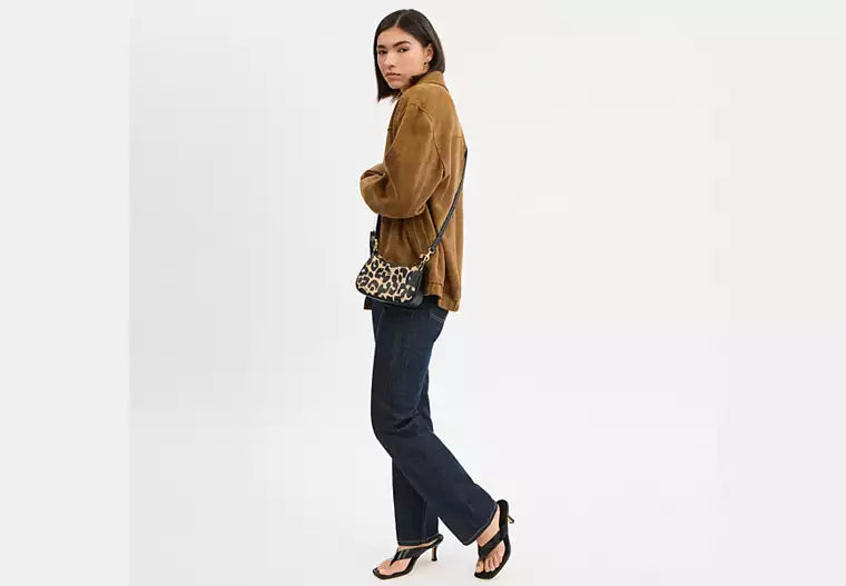Teri Shoulder Bag With Leopard Print