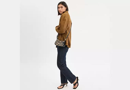 Teri Shoulder Bag With Leopard Print