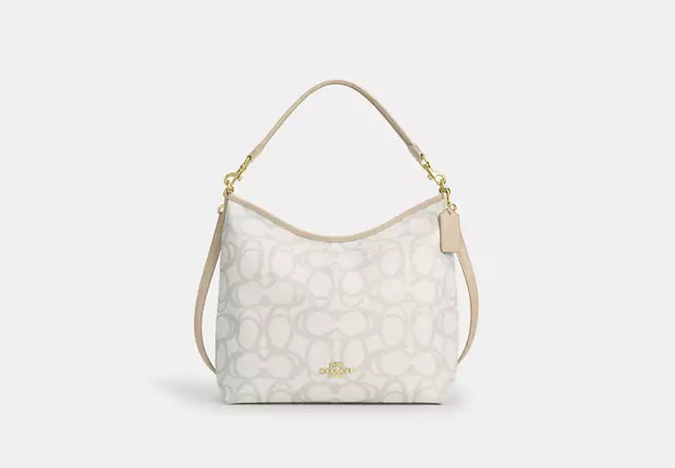 Laurel Large Shoulder Bag In Sketch Signature Canvas (189)
